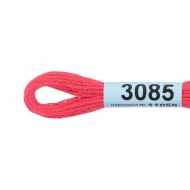 Нитки для вышивания Gamma мулине (3071-3172) 100% хлопок 24 x 8 м цв.3085 т.т.розовый