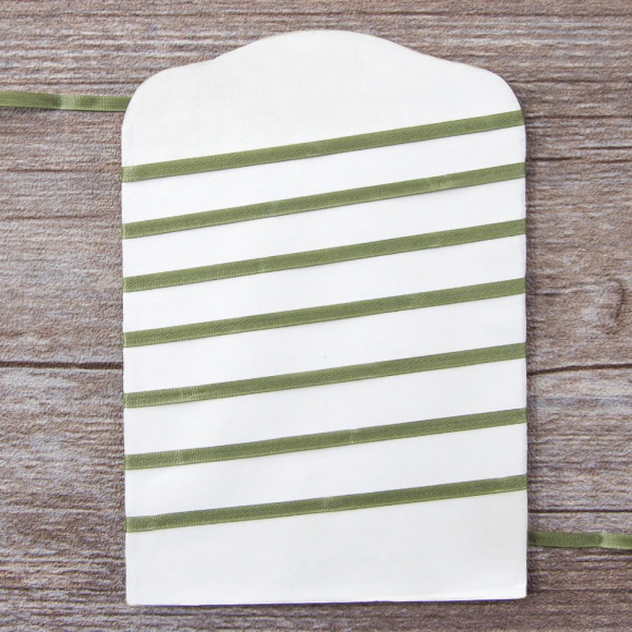 32208_Лента для вышивания SAFISA на блистере, 4 мм, 5 м, цвет 26, болотный