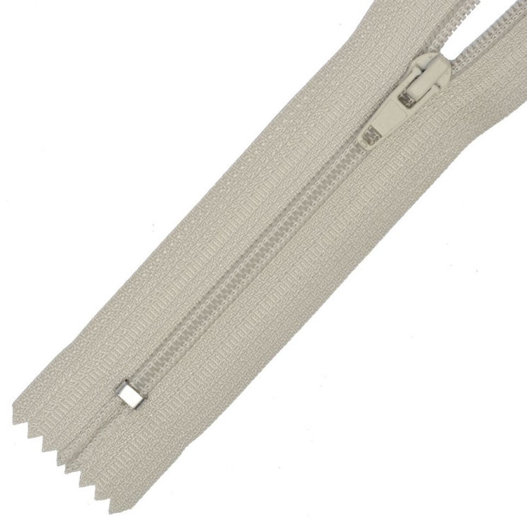 Молния MaxZipper брючная №4 замок автомат, 20см н/р цв.F309 св.серый уп.100шт