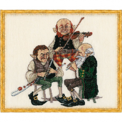 114634_Набор для вышивания "Uilleann pipe-Mus A" (Музыкальная труба Уиллена)