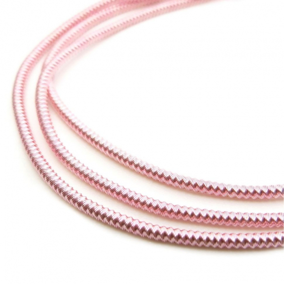 Канитель мягкая, гладкая арт.KAN/MF1-10 глянец, цв.нежно-розовый уп.100 г