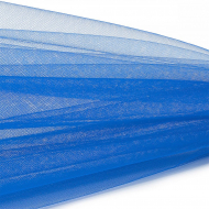 Еврофатин мягкий матовый Hayal Tulle арт.HT.S шир.300см, 100% полиэстер цв.28 уп.5м - ярк.голубой