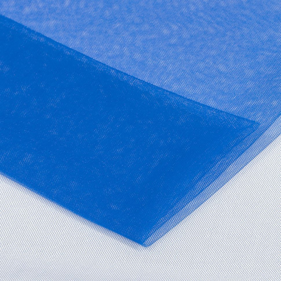 Еврофатин мягкий матовый Hayal Tulle арт.HT.S шир.300см, 100% полиэстер цв.28 уп.5м - ярк.голубой