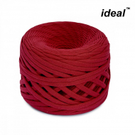 Пряжа Ideal трикотажная 100м, 350-380 г, ширина 7-9мм цв. бордо