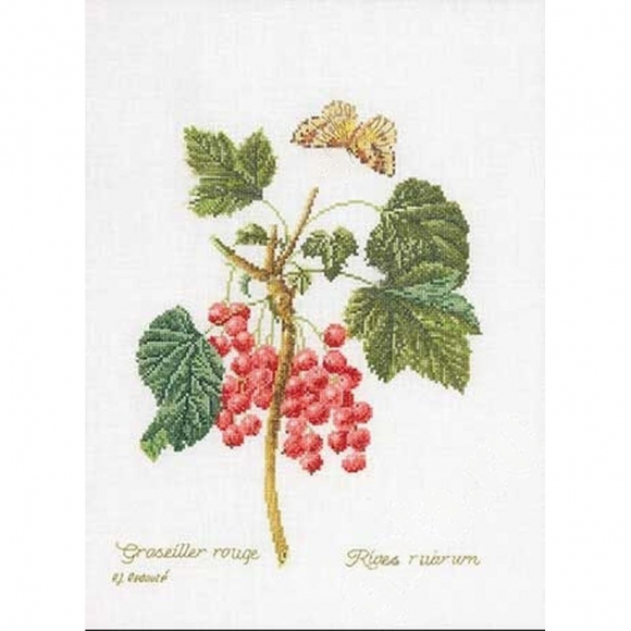 Набор для вышивания THEA GOUVERNEUR арт.2084 Красная смородина 26х35 см