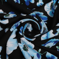 Ткань Штапель TBY Vi-3285-c3 плот 110г/м2 100% вискоза шир. 145 см цв.с3 черный рул.25м Ткань Штапель TBY Vi-3285-c3 плот 110г/м2 100% вискоза шир. 145 см цв.с3 черный рул.25м