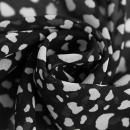 Ткань Креп-шифон 85 г/м? 100% полиэстер шир.150 см арт.Р.39619.02 цв.02 черный рул.30м Ткань Креп-шифон 85 г/м? 100% полиэстер шир.150 см арт.Р.39619.02 цв.02 черный рул.30м