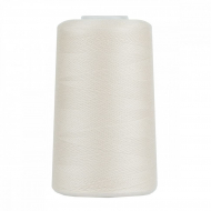 Нитки швейные 40/2 полиэстер 5000 ярд цв.101 экрю MAX