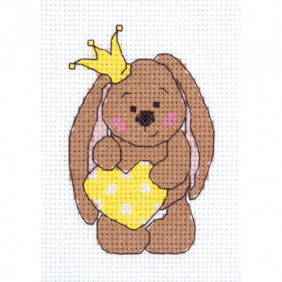 Набор для вышивания KLART арт. 8-306 Принцесса 8,5х11,5 см