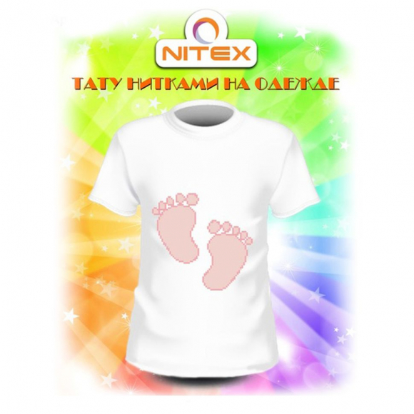 Набор для вышивки на одежду НИТЕКС арт.7010 12х11 см