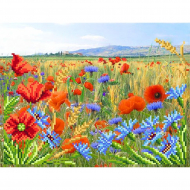 Рисунок на шелке МАТРЕНИН ПОСАД арт.28х34 - 4121 Полевые цветы Рисунок на шелке МАТРЕНИН ПОСАД арт.28х34 - 4121 Полевые цветы