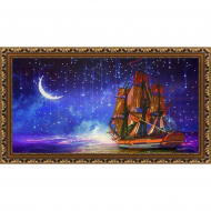 Рисунок на ткани (Бисер) КОНЁК арт. 8489 Звездопад 25х45см