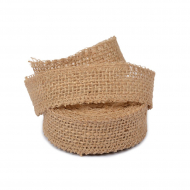 Лента декоративная Мешковина арт.TBY.ML128 шир.25мм уп.5м