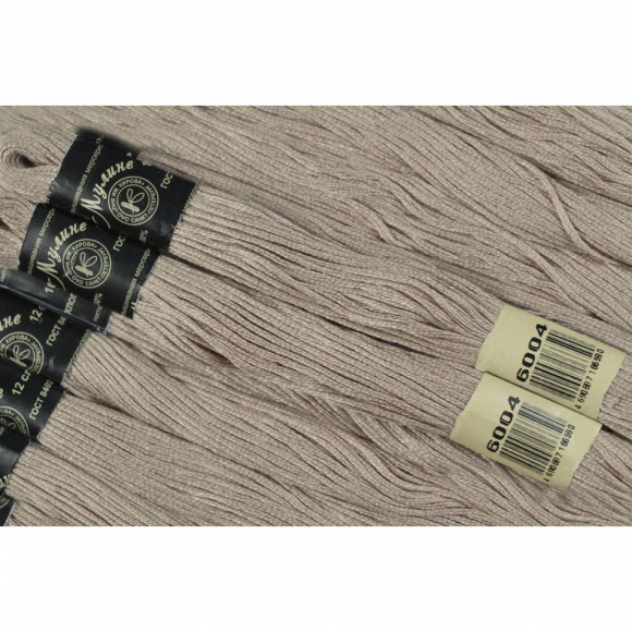 Нитки мулине цв.6004 12х10м С-Пб