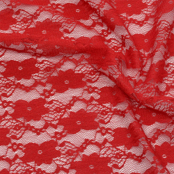 Кружевная ткань стрейч в нарезке арт.TBY.M903 шир.150см 100 г/м? цв.146 т.красный уп.5м