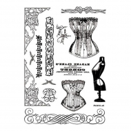 Набор переводных изображений (Transfer) "Корсет"