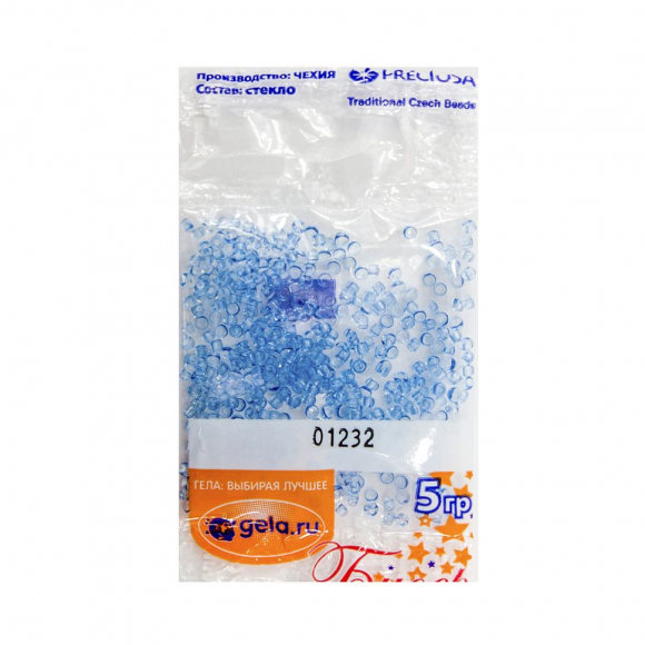 Бисер №10, 5 г., цвет 01232