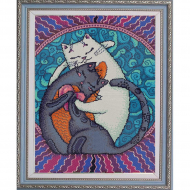 Рисунок на ткани (Бисер) КОНЁК арт. 9530 Март 29х39 см