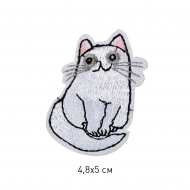 Термоаппликации арт.TBY-2171 Котик 4,8х5см, уп.10шт