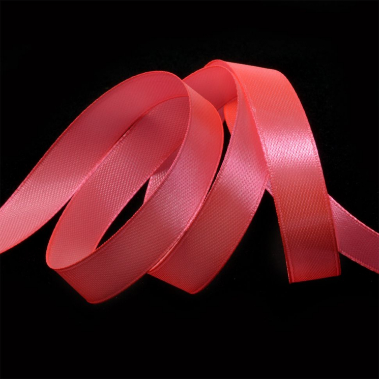 Лента атласная 12мм цв.3079 ярк.розовый IDEAL уп.27,4 м
