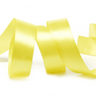 Лента атласная 25мм цв.3014 желтый IDEAL уп.27,4 м