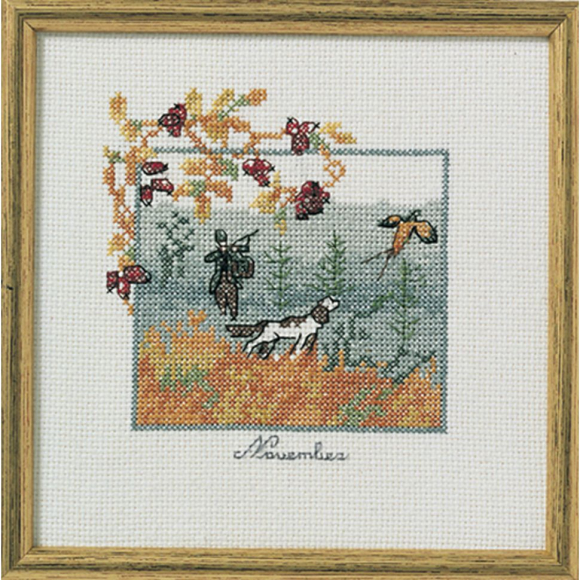 Набор для вышивания: "Ноябрь"