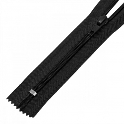 Молния MaxZipper пласт. спираль №5-N 16см н/р цв.F322 черный уп.50шт