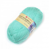 Пряжа для вязания ПЕХ Детская объёмная (100% микрофибра) 5х100г/400м цв.411 мята