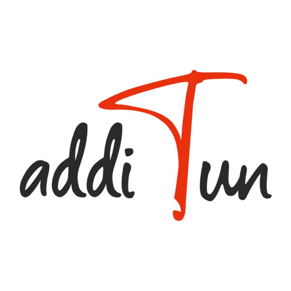 101029_Крючок вязальный из алюминия для кругового тунисского вязания addiTun tunesische №5, 15 см