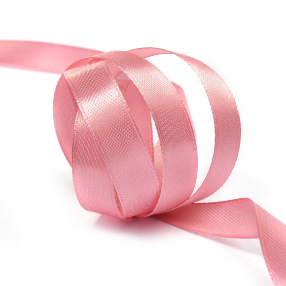 Лента атласная 12мм цв.4149 розовый IDEAL уп.27,4 м