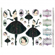 52719_Бумага рисовая "Балерина"