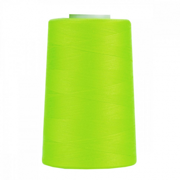 Нитки швейные 40/2 полиэстер 5000 ярд цв.628 салатовый (неон) MAX