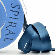 19737_Косая бейка атласная 20 мм, 25 м, цвет 79, морская волна