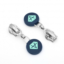 Замок MaxZipper автомат СП#5 F04 цв.никель уп.10шт