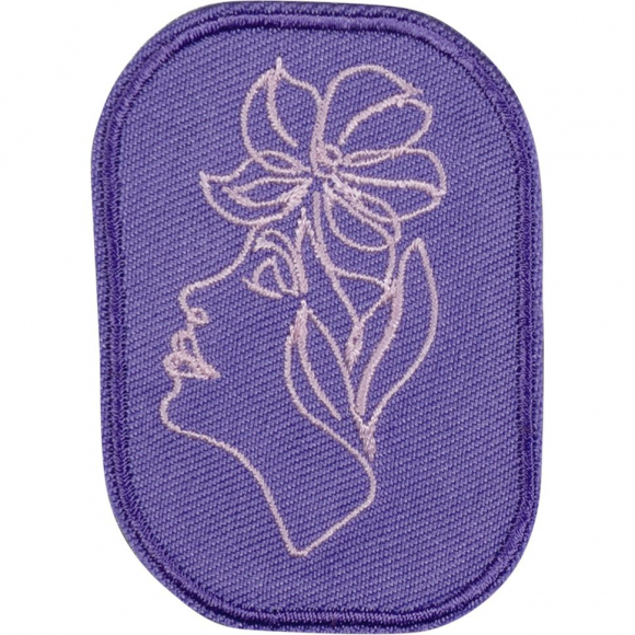 Термоаппликация "Фиолетовый цветочный бутон"