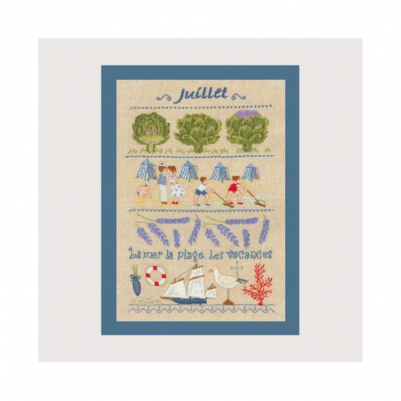 Набор для вышивания Le Bonheur des Dames арт.1144 Juillet (Июль) 18х28 см