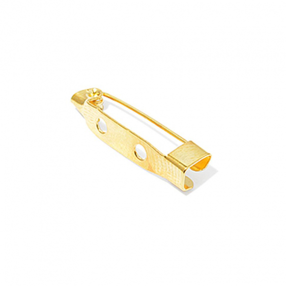 Заготовка для броши булавка арт.SL.BUL3.1 25х5 мм цв.золото уп.100 шт