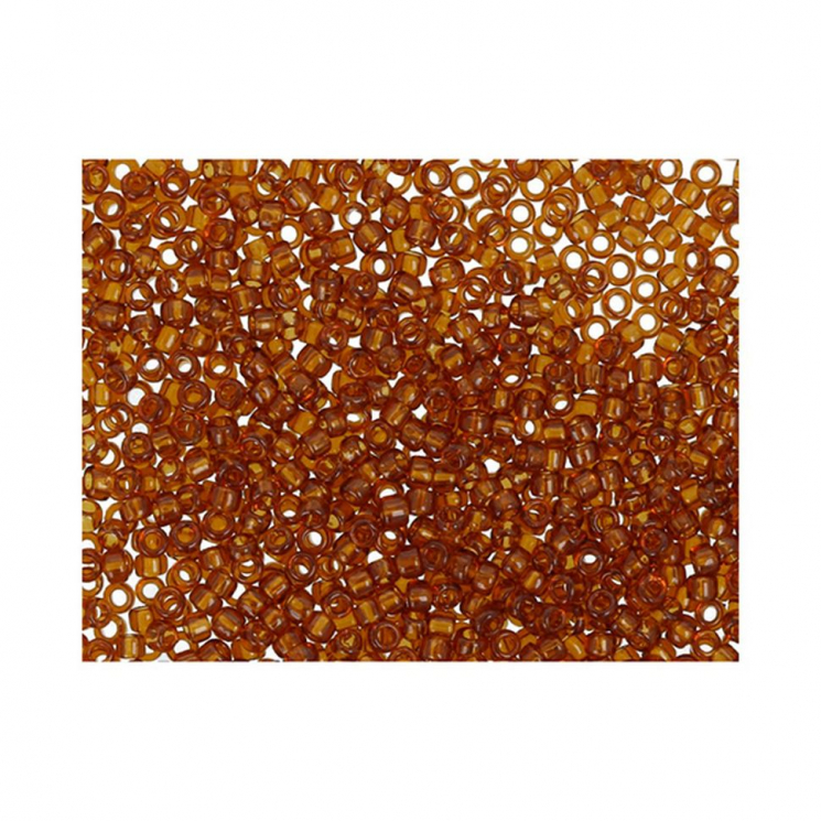 Бисер Япония "TOHO" 15/0  круглый 1  1.5 мм 5 х 5 г №0941 коричневый