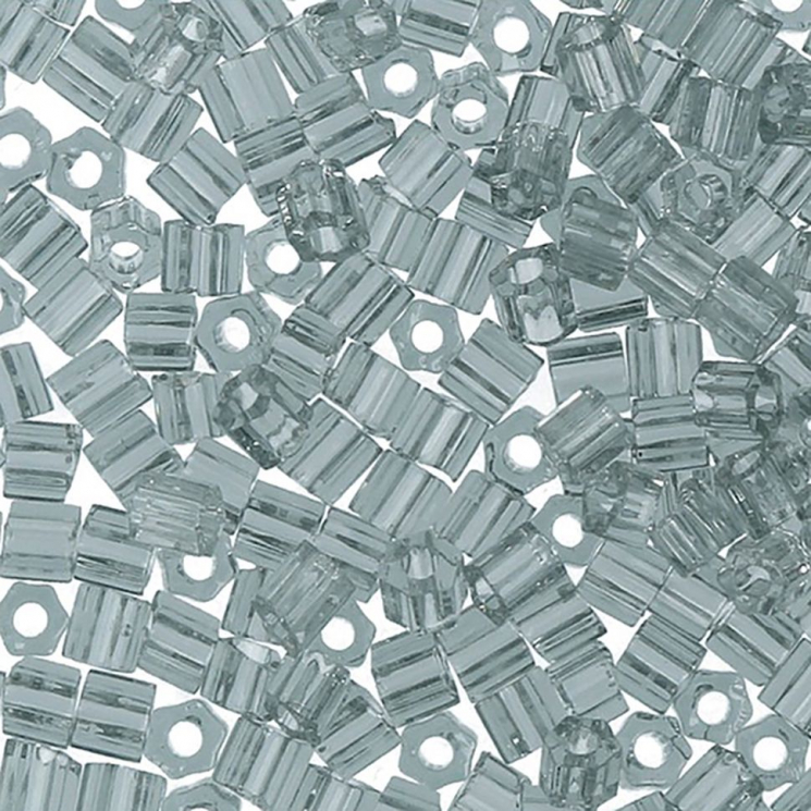 Бисер Япония "TOHO" 11/0  HEXAGON №1  2.2 мм 5 х 5 г №0009 св.серый