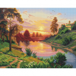 Алмазная мозаика Ah5517 Тишина 40х50