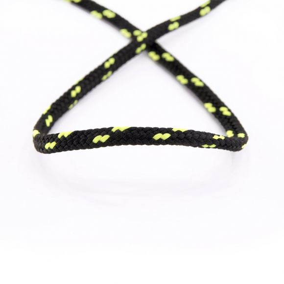 Шнур PEGA полиэстровый неоновый, цвет черный с салатовым, 4,7 мм Шнур PEGA полиэстровый неоновый, цвет черный с салатовым, 4,7 мм