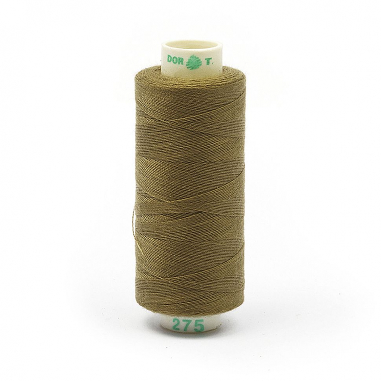 Нитки Dor Tak бытовые 40/2 полиэстер 366м цв.275 т.бежевый