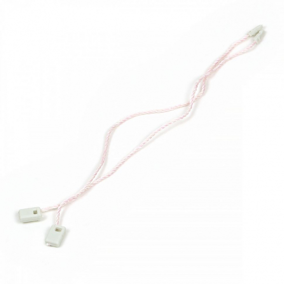 Микропломба для этикетки цв. св.розовый с мятным замочком (уп.? 1000шт)