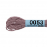Нитки для вышивания Gamma мулине (0001-0206) 100% хлопок 24 x 8 м цв.0053 серо-фиолетовый