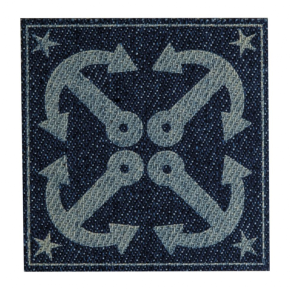 Термоаппликация "Якорь со звездами"