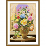 Набор для вышивания мулине НОВА СЛОБОДА арт.СР2255 Навстречу ветру 29х41 см