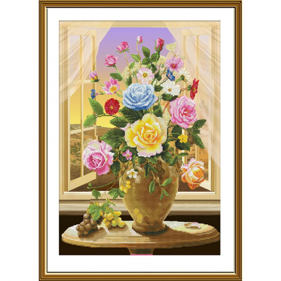 Набор для вышивания мулине НОВА СЛОБОДА арт.СР2255 Навстречу ветру 29х41 см