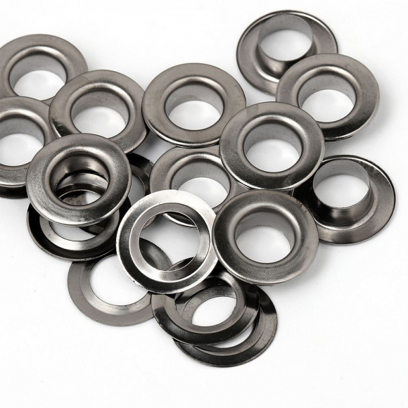 Люверсы сталь New Star №28 (? 13мм, h 7,8мм) цв.черный никель уп.50шт