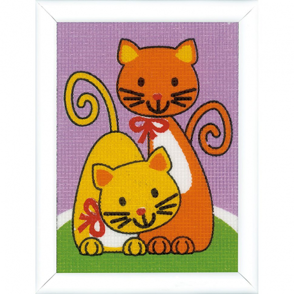 Набор для вышивания VERVACO арт.PN-0155678 Игривые Котята 13х18 см