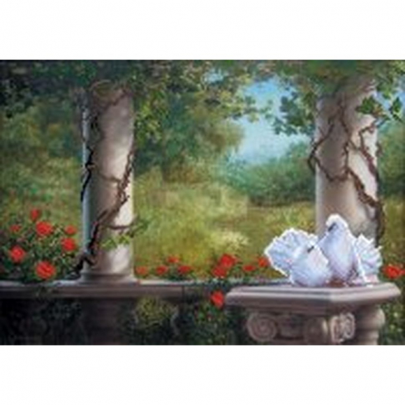 Набор для вышивания бисером МАТРЕНИН ПОСАД арт.37х49 - 0012/Б История Любви